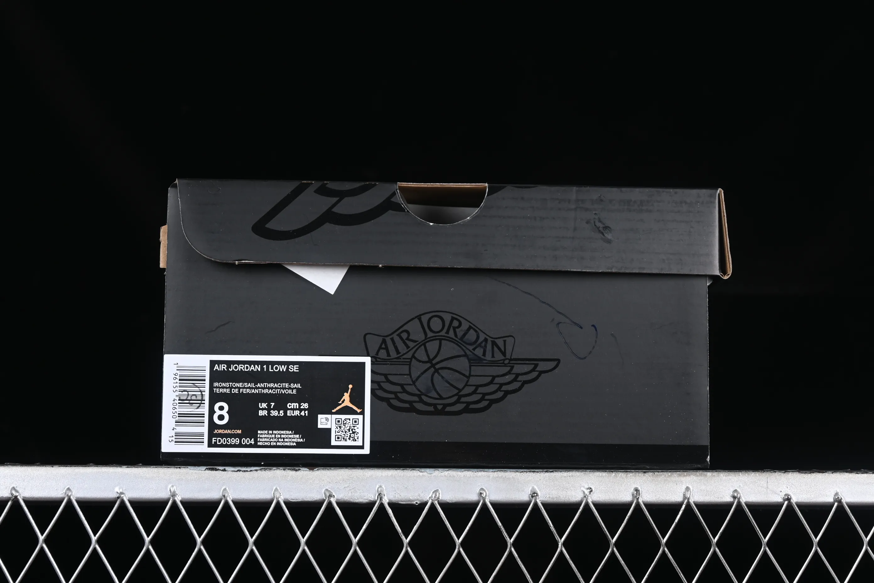 All categories Air Jordan Jordan series basketball shoes Air Jordan 1 Low Air Jordan 1 Low "Snkrs Day" AJ1 Joe 1 Magpie Gray Toe Low-top cultural casual sneakers FD0399-004